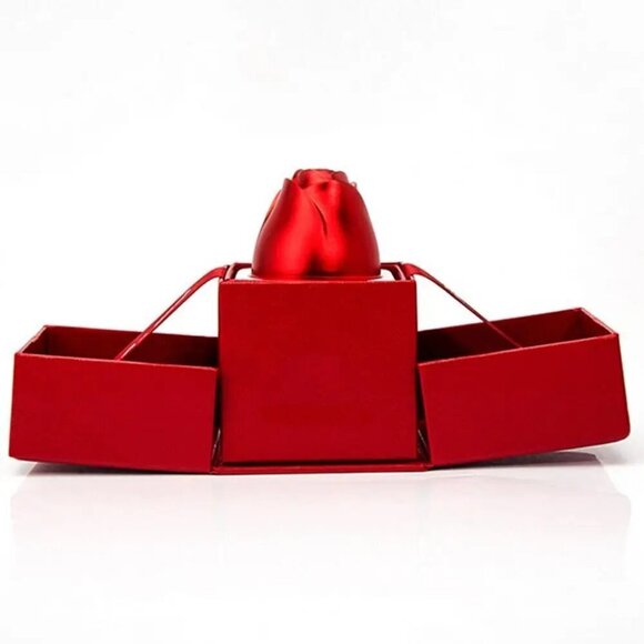 3 Pcs New Bag, Box, Necklace Jewelry Display Storage Case Valentine's day Gift - Picture 7 of 9